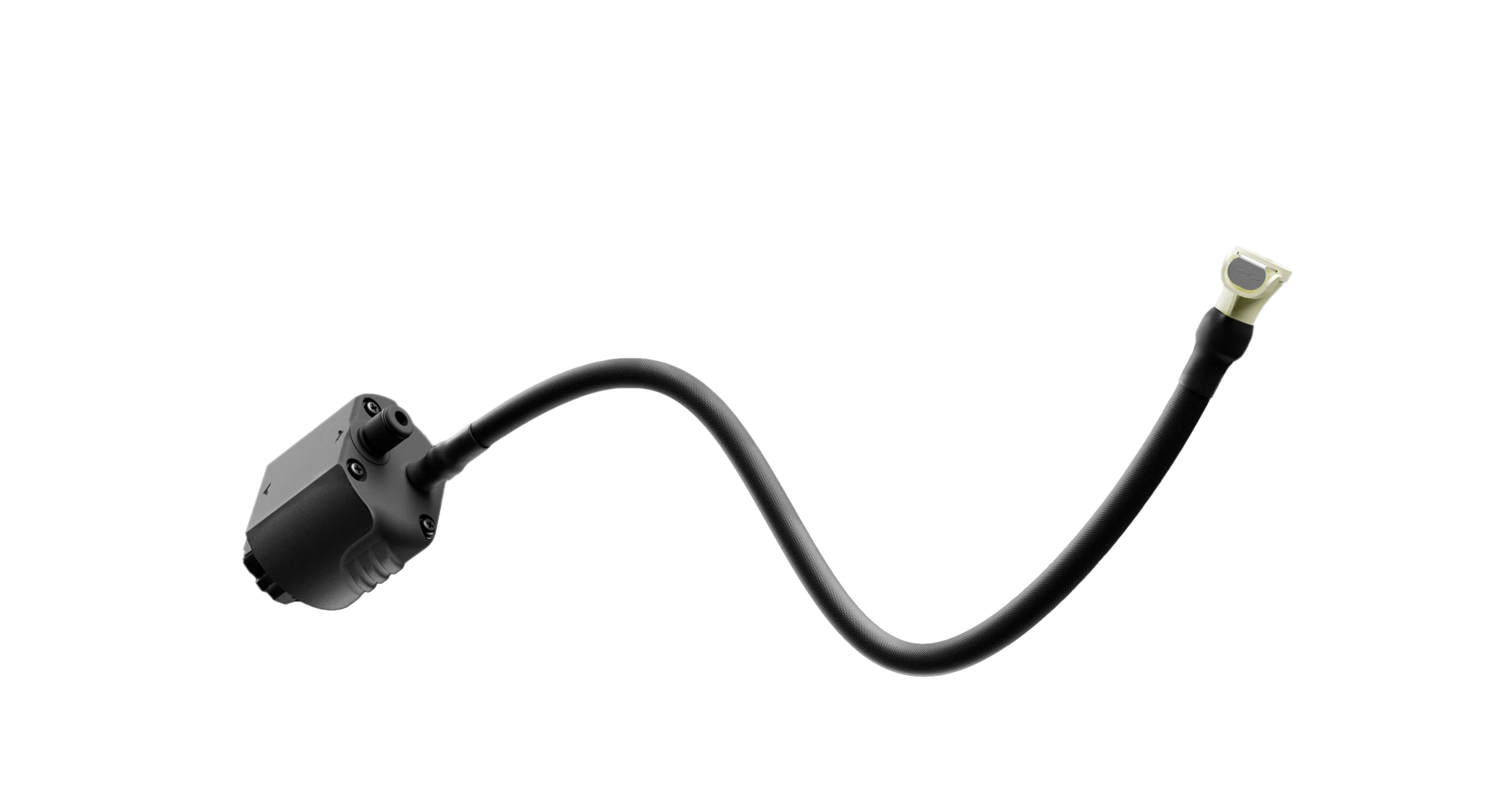 AIRUS pump module with its non-kink hose and quick-disconnect coupling